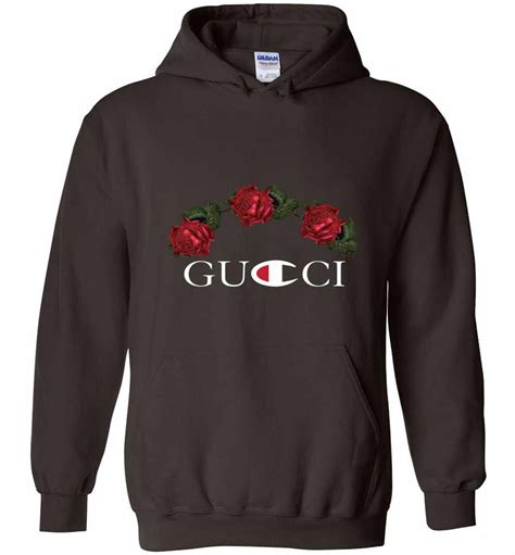 champion gucci hoodie black|gucci hoodie original price.